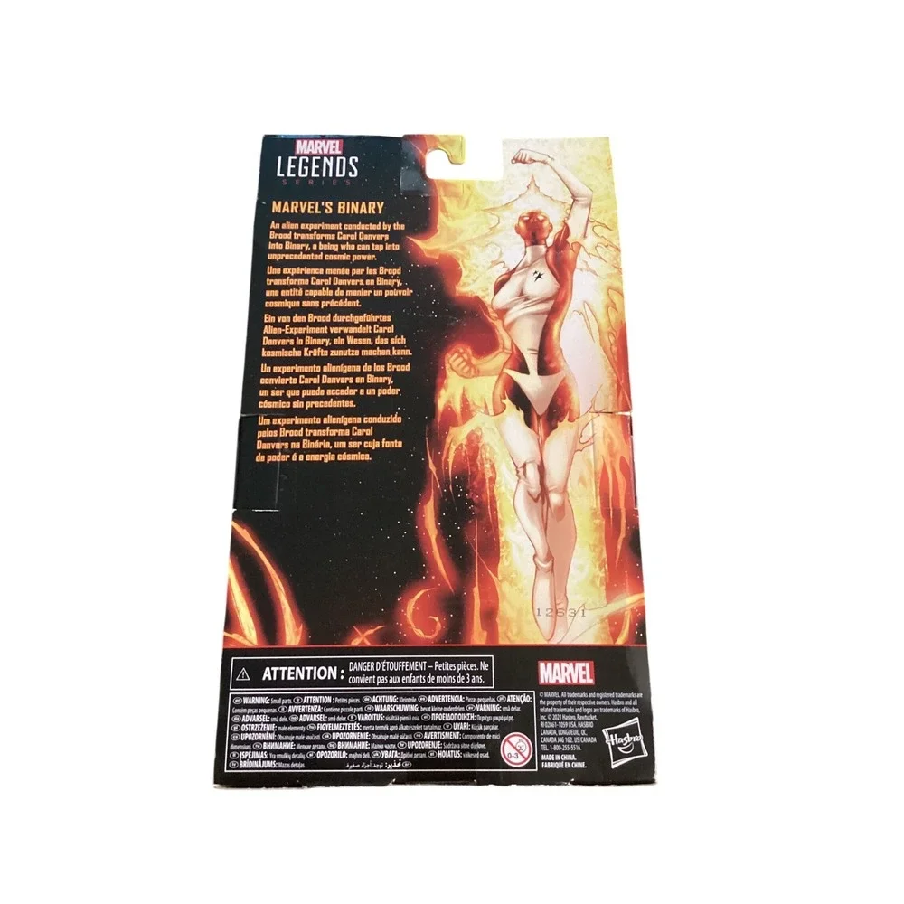 Hasbro Marvel Legends Series Marvel's Binary Action Figure‎ F0204 New